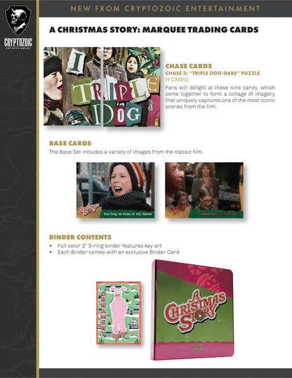 A Christmas Story Marquee Trading Cards Hobby Box - Columbia Hobby - Sports Card Boxes - Toploaders - Card Savers