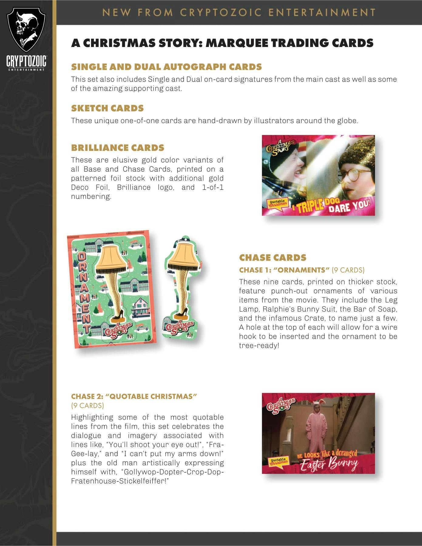 A Christmas Story Marquee Trading Cards Hobby Box - Columbia Hobby - Sports Card Boxes - Toploaders - Card Savers