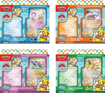 2025 Pokemon TCG World Championship Deck Box
Pokemon World Championships replica deck
Pokemon Worlds 2025 accessories and playmat