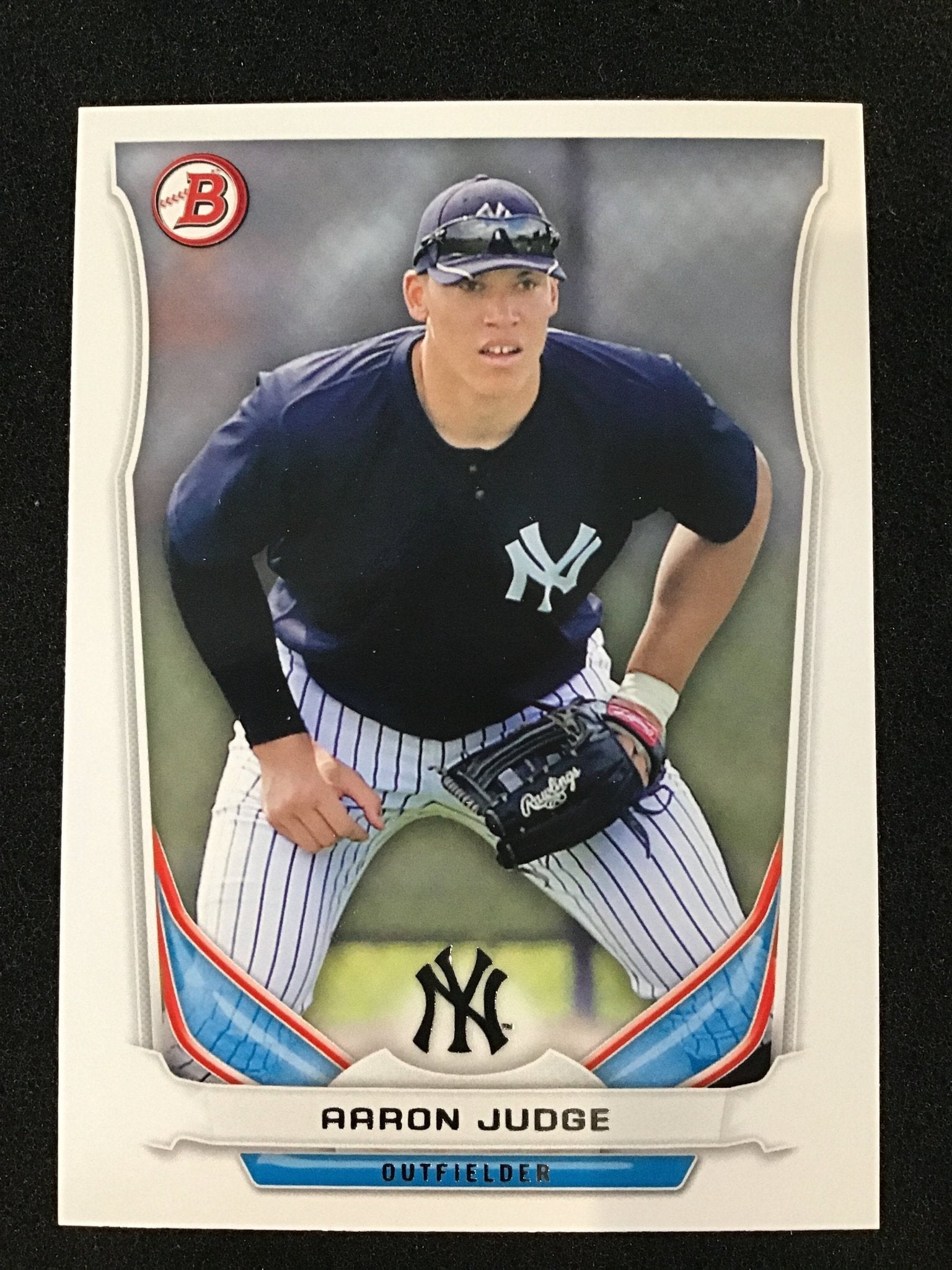 Aaron Judge 2014 Bowman Draft Top Prospects TP - 39 New York Yankees - Columbia Hobby - Sports Card Boxes - Toploaders - Card Savers