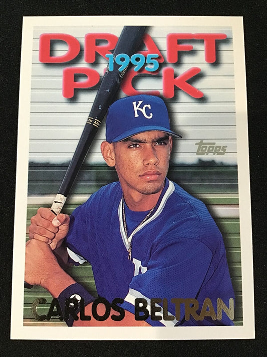 Carlos Beltran 1995 Topps Traded Rookie #18T RC Rookie Royals - Columbia Hobby - Sports Card Boxes - Toploaders - Card Savers