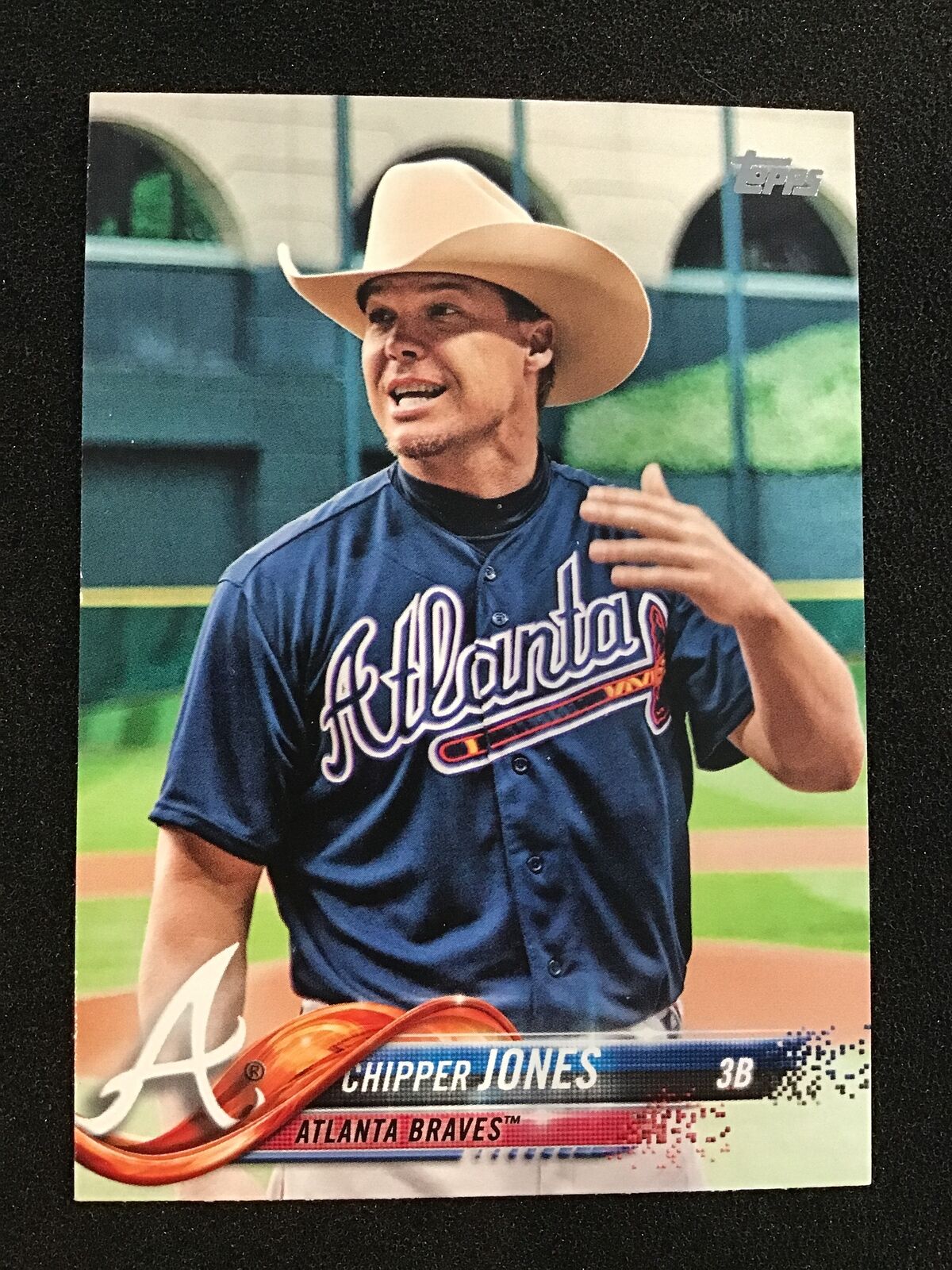 Chipper Jones 2018 Topps Update Series US31b Image Variation Atlanta Braves - Columbia Hobby - Sports Card Boxes - Toploaders - Card Savers