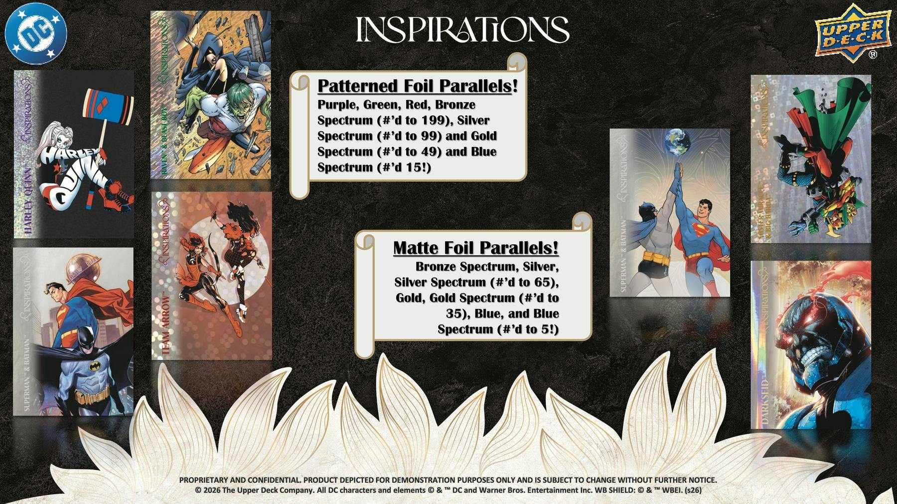 2025 Upper Deck Inspirations The World of DC Hobby Box | Columbia Hobby - Sports Card Boxes - Toploaders - Card Savers.