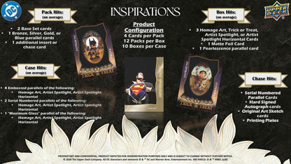 2025 Upper Deck Inspirations The World of DC Hobby Box | Columbia Hobby - Sports Card Boxes - Toploaders - Card Savers.