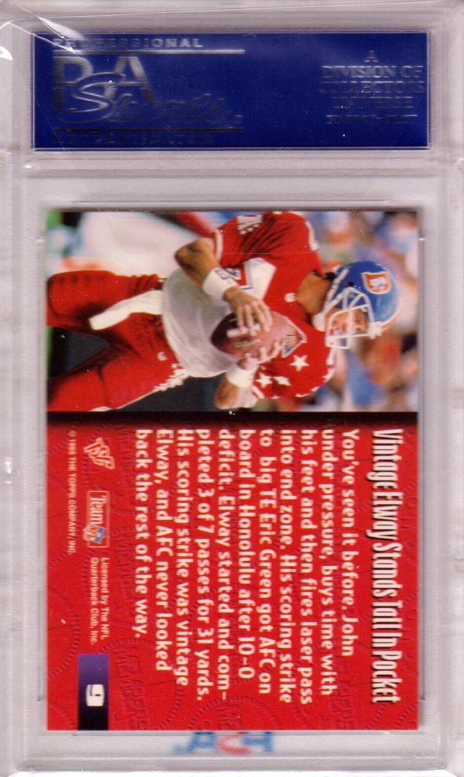 JOHN ELWAY 1995 Topps Stadium Club Members Only 50 #9 PSA 10 GEM MINT - BRONCOS - Columbia Hobby - Sports Card Boxes - Toploaders - Card Savers