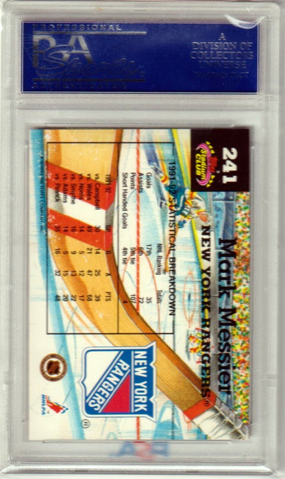 MARK MESSIER 1992 Topps Stadium Club Members Only #241 PSA 10 GEM MINT - RANGERS - Columbia Hobby - Sports Card Boxes - Toploaders - Card Savers