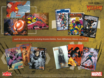 Marvel Fleer Ultra Wolverine Trading Cards Hobby Box (Upper Deck 2024) - Columbia Hobby - Sports Card Boxes - Toploaders - Card Savers