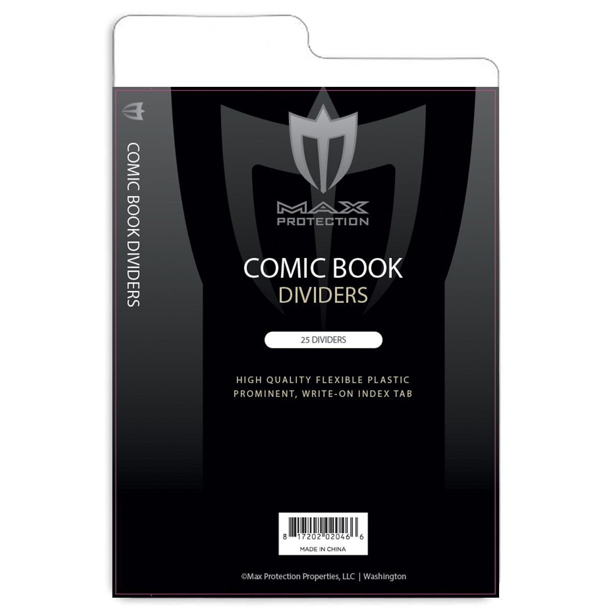 Max Pro Comic Book Dividers - 25ct Pack - Columbia Hobby - Sports Card Boxes - Toploaders - Card Savers