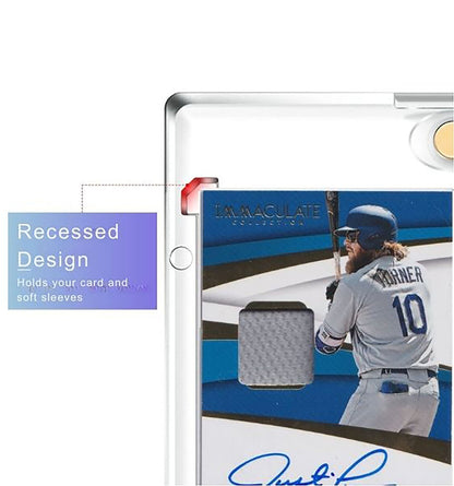 Max Pro Ultra Clear Magnetic Card Holder 75pt w/Sleeve Size - Columbia Hobby - Sports Card Boxes - Toploaders - Card Savers