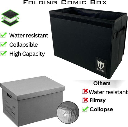 Max Protection Comic Book Foldaway Storage Box - Columbia Hobby - Sports Card Boxes - Toploaders - Card Savers