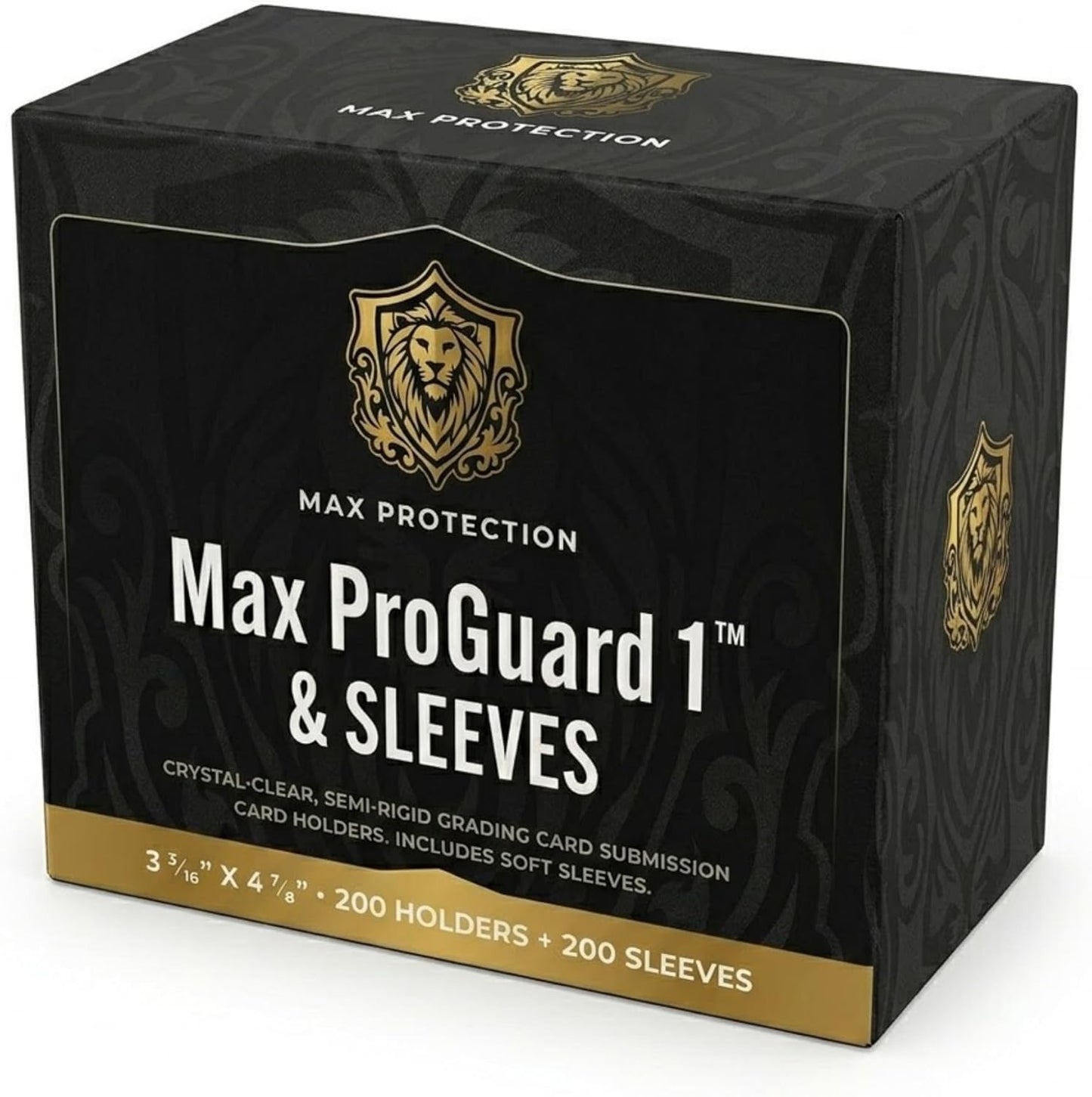 Max Protection Pro-Guard Semi Rigid Card Holders w/Sleeves - 200ct Box - Columbia Sports Cards