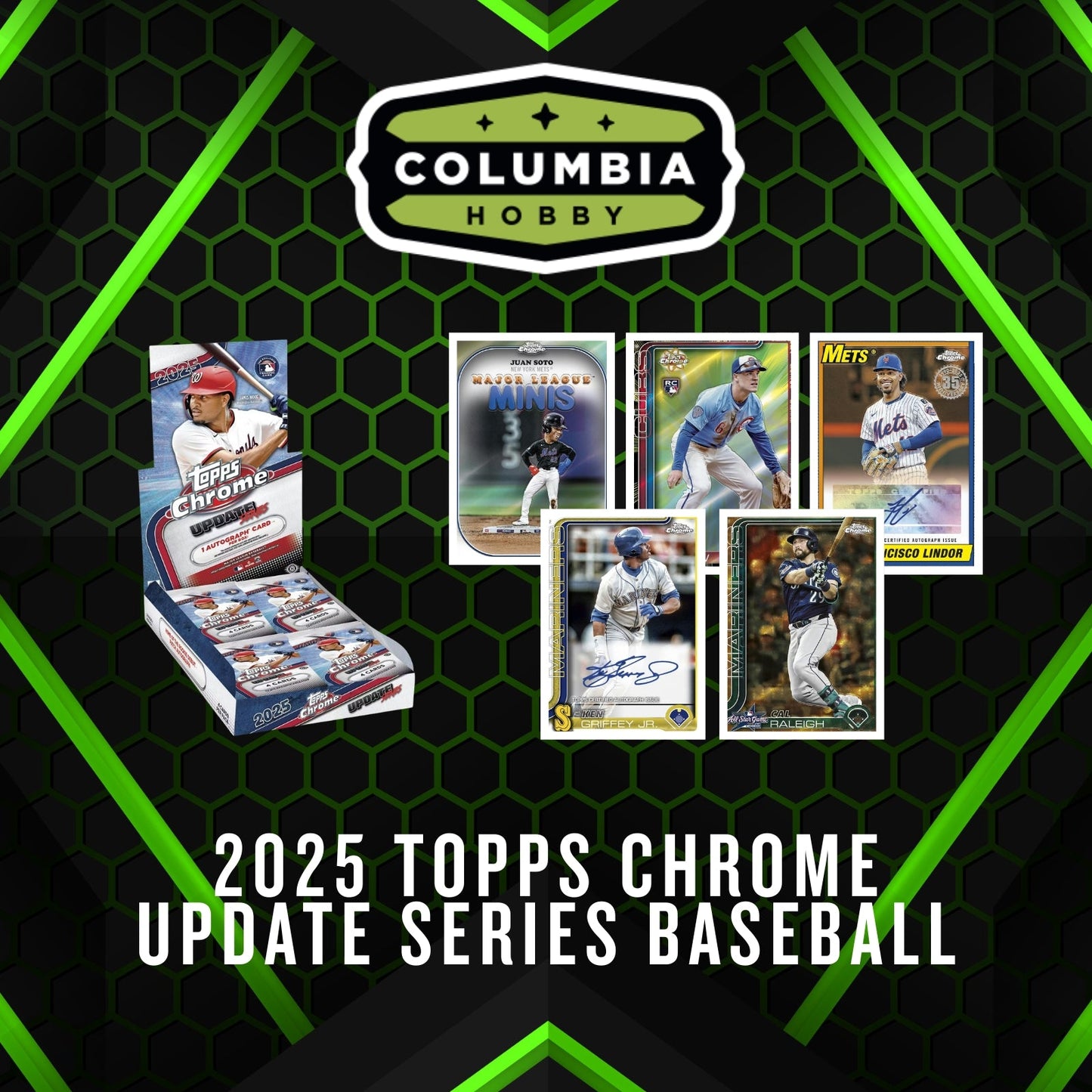 Not a product - Columbia Hobby - Sports Card Boxes - Toploaders - Card Savers