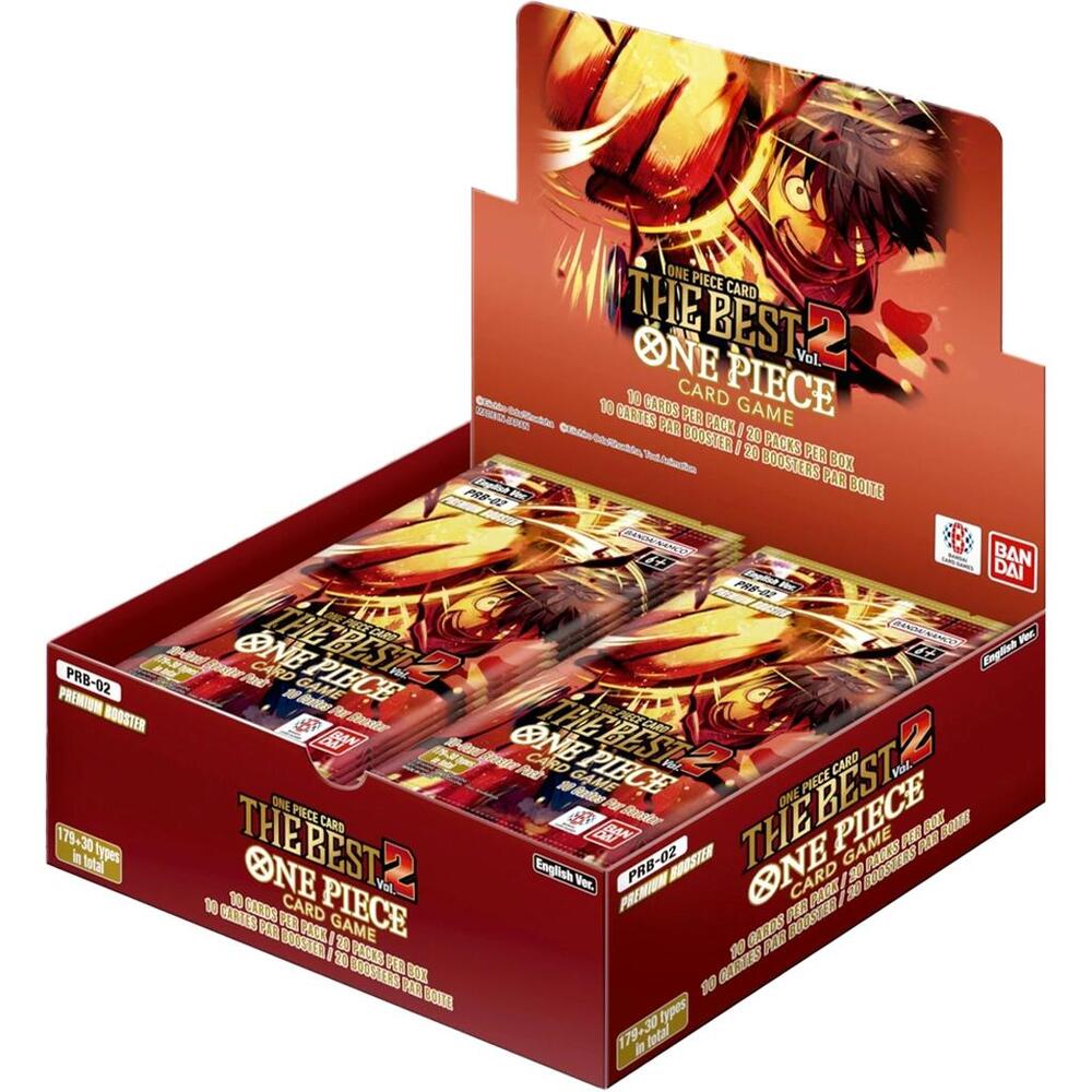 One Piece Trading Card Game The Best Vol. 2 Premium Booster Box - Columbia Hobby - Sports Card Boxes - Toploaders - Card Savers