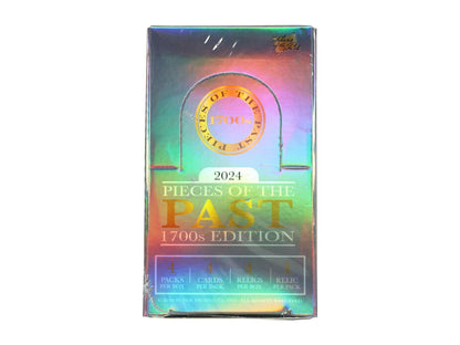 Pieces of the Past 1700s Edition Hobby Box (Super Break 2024) - Columbia Hobby - Sports Card Boxes - Toploaders - Card Savers