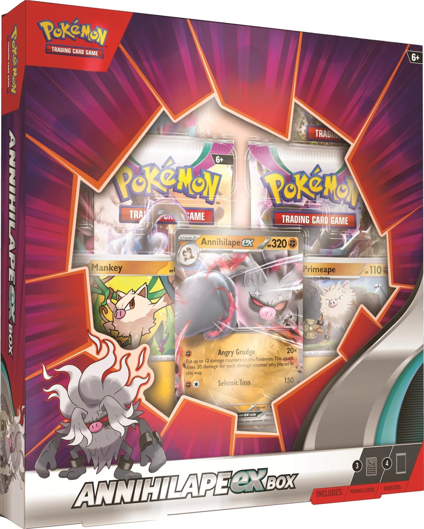 Pokémon Annihilape ex Box - Columbia Hobby - Sports Card Boxes - Toploaders - Card Savers