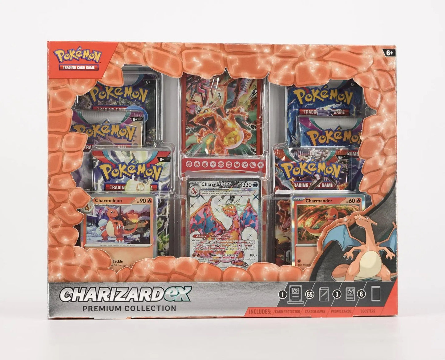 Pokemon Charizard ex Premium Collection Box - Columbia Hobby - Sports Card Boxes - Toploaders - Card Savers