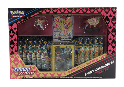 Pokémon Crown Zenith Premium Figure Collection Shiny Zamazenta - RED - Columbia Hobby - Sports Card Boxes - Toploaders - Card Savers