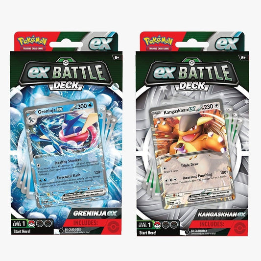 Pokemon EX Battle Deck: Kangaskhan EX & Greninja EX - Columbia Hobby - Sports Card Boxes - Toploaders - Card Savers