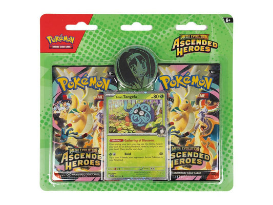 Pokemon Mega Evolution Ascended Heroes Erika or Larry 2 - Pack Blister | Columbia Sports Cards - Columbia Hobby - Sports Card Boxes - Toploaders - Card Savers