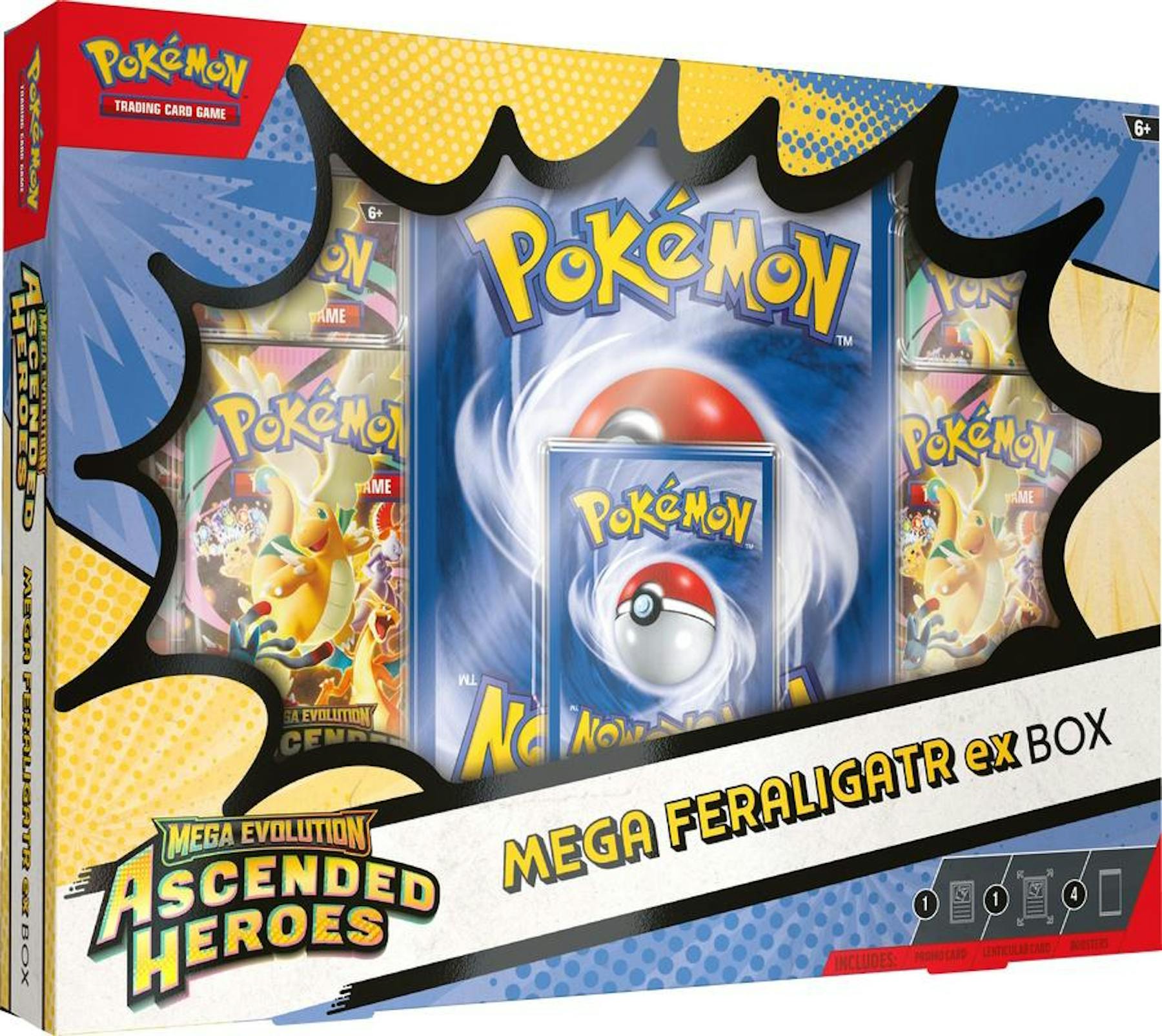 Pokémon Mega Evolution Ascended Heroes ex Box (Meganium/Emboar/Feraligatr) | Columbia Sports Cards - Columbia Hobby - Sports Card Boxes - Toploaders - Card Savers