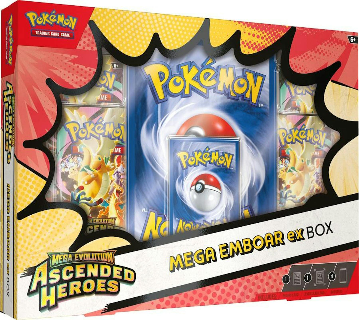 Pokémon Mega Evolution Ascended Heroes ex Box (Meganium/Emboar/Feraligatr) | Columbia Sports Cards - Columbia Hobby - Sports Card Boxes - Toploaders - Card Savers