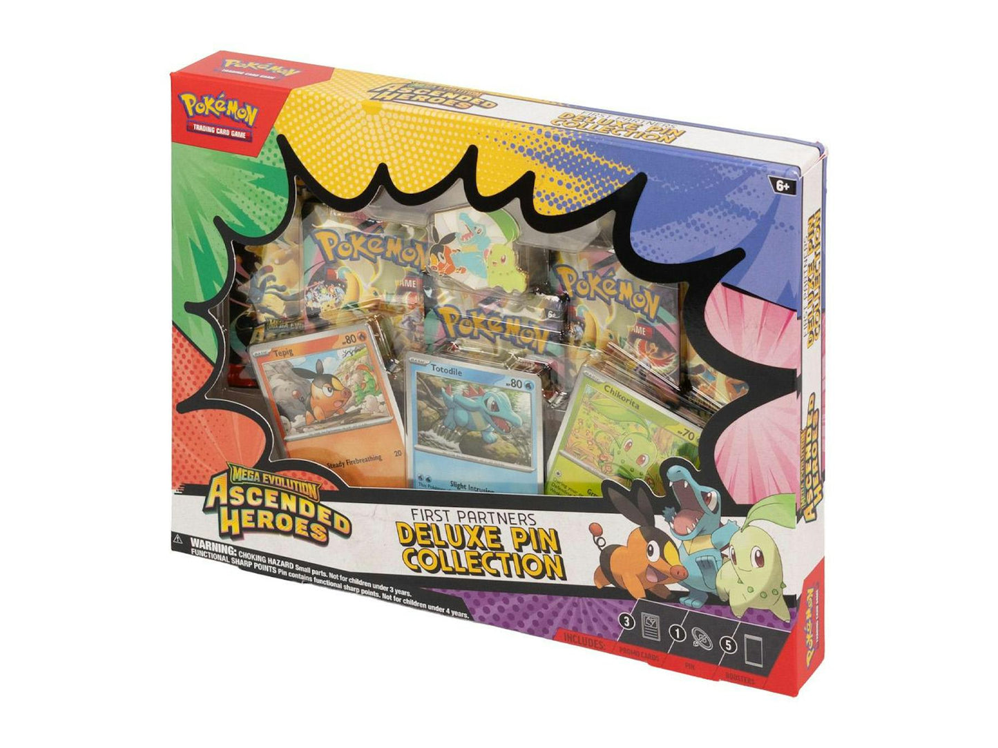 Pokemon Mega Evolution Ascended Heroes First Partners Deluxe Pin Collection Box | Columbia Sports Cards - Columbia Hobby - Sports Card Boxes - Toploaders - Card Savers