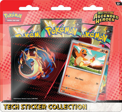 Pokémon Mega Evolution: Ascended Heroes Tech Sticker Collection | Columbia Sports Cards - Columbia Hobby - Sports Card Boxes - Toploaders - Card Savers