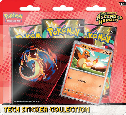 Pokémon Mega Evolution: Ascended Heroes Tech Sticker Collection | Columbia Sports Cards - Columbia Hobby - Sports Card Boxes - Toploaders - Card Savers