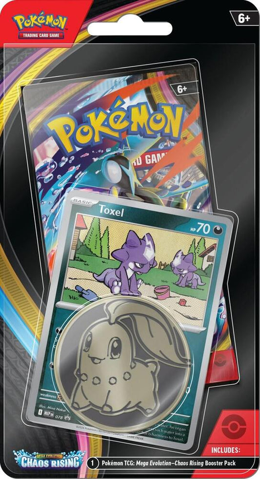 Pokemon Mega Evolution: Chaos Rising Single Pack Blister | Columbia Sports Cards - Columbia Hobby - Sports Card Boxes - Toploaders - Card Savers