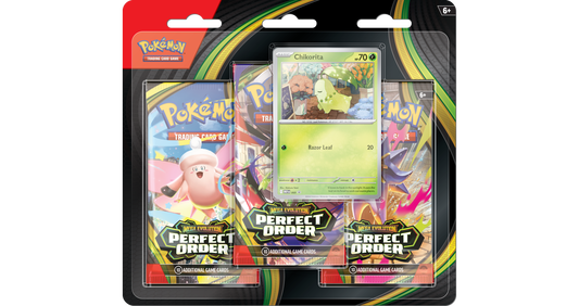 Pokemon Mega Evolution Perfect Order 3 - Pack Blister | Columbia Sports Cards - Columbia Hobby - Sports Card Boxes - Toploaders - Card Savers