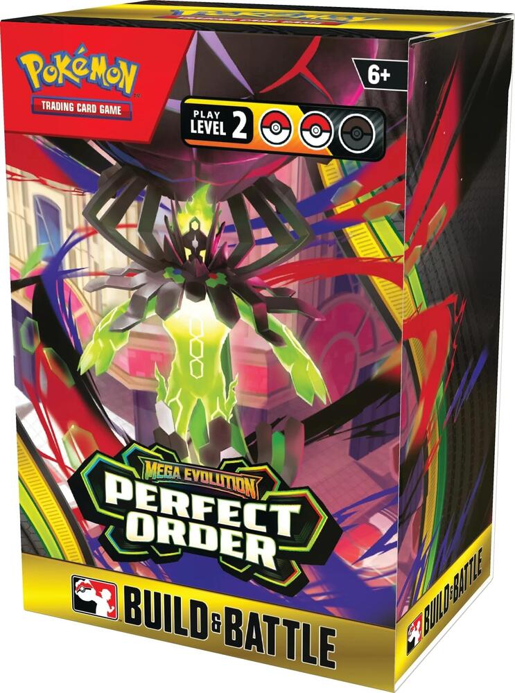 Pokemon Mega Evolution Perfect Order Build & Battle Box | Columbia Sports Cards - Columbia Hobby - Sports Card Boxes - Toploaders - Card Savers
