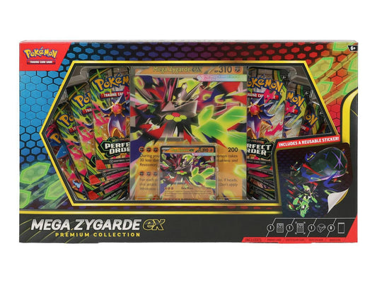 Pokemon Mega Zygarde ex Premium Collection Box | Columbia Sports Cards - Columbia Hobby - Sports Card Boxes - Toploaders - Card Savers