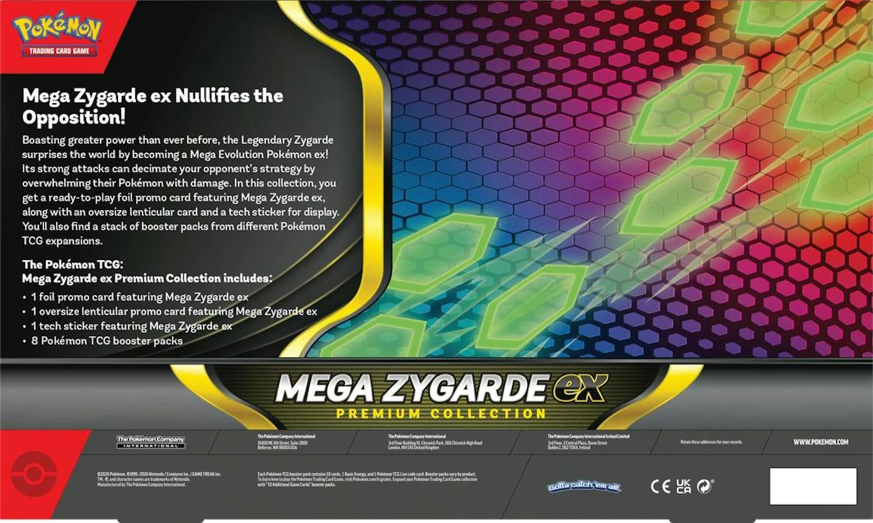 Pokemon Mega Zygarde ex Premium Collection Box | Columbia Sports Cards - Columbia Hobby - Sports Card Boxes - Toploaders - Card Savers