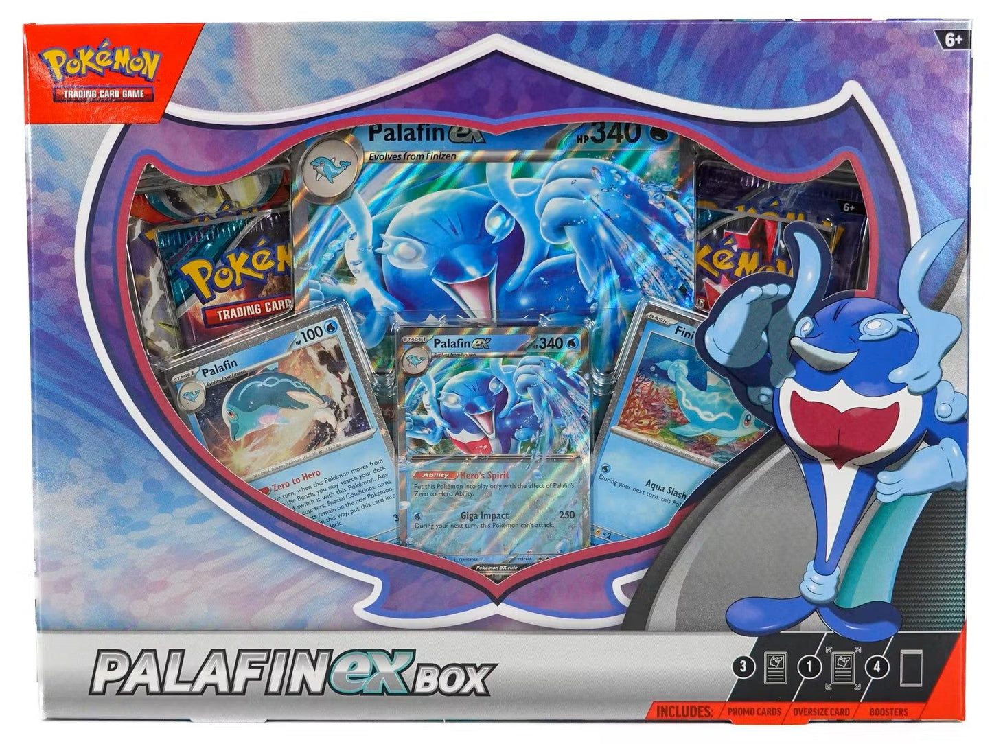Pokemon Palafin ex Box - Columbia Hobby - Sports Card Boxes - Toploaders - Card Savers