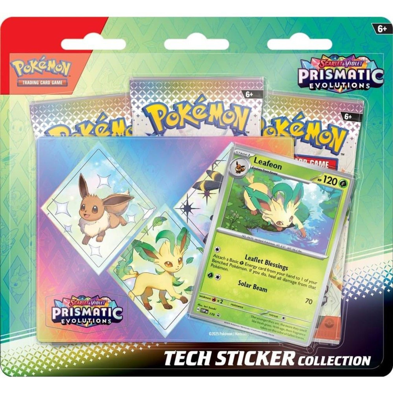 Pokémon Scarlet and Violet Prismatic Evolutions Tech Sticker Collection - Columbia Hobby - Sports Card Boxes - Toploaders - Card Savers