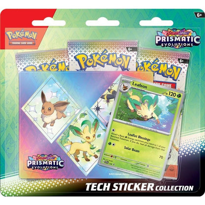 Pokémon Scarlet and Violet Prismatic Evolutions Tech Sticker Collection - Columbia Hobby - Sports Card Boxes - Toploaders - Card Savers