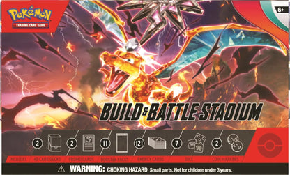 Pokémon Scarlet & Violet: Obsidian Flames Build & Battle Stadium Box - Columbia Hobby - Sports Card Boxes - Toploaders - Card Savers