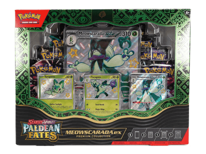 Pokemon Scarlet & Violet: Paldean Fates Premium Collection ex Box - Columbia Hobby - Sports Card Boxes - Toploaders - Card Savers