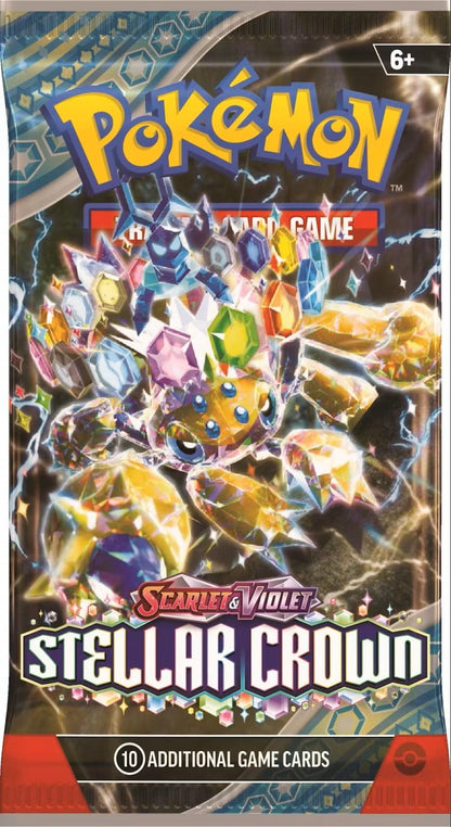 Pokemon Scarlet & Violet: Stellar Crown Booster Box - Columbia Hobby - Sports Card Boxes - Toploaders - Card Savers