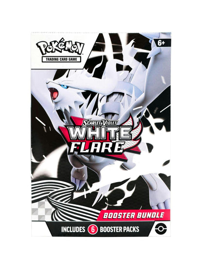 Pokémon Scarlet & Violet: White Flare 6 - Pack Booster Bundle (Pre - Sale) - Columbia Hobby - Sports Card Boxes - Toploaders - Card Savers