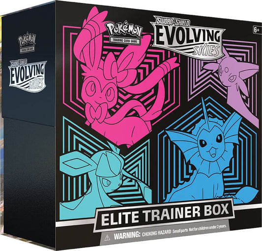 Pokemon Sword & Shield Evolving Skies Elite Trainer Box | Columbia Sports Cards - Columbia Sports Cards