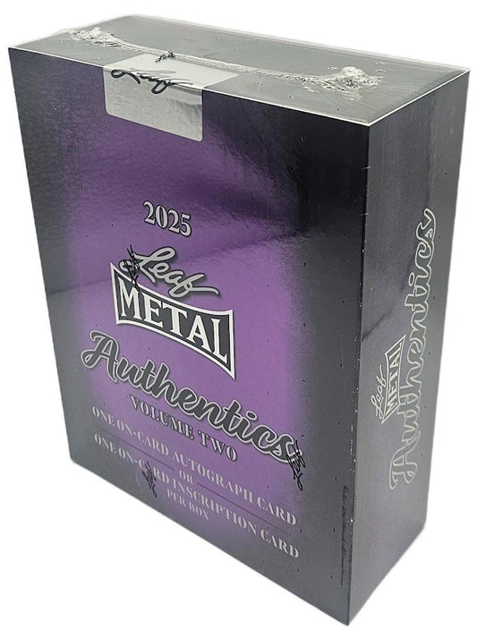 2025 Leaf Metal Authentics Volume 2 Hobby Box | Columbia Sports Cards