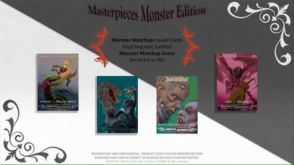 Skybox Masterpieces Monster Edition Hobby Box (Upper Deck 2024) - Columbia Hobby - Sports Card Boxes - Toploaders - Card Savers