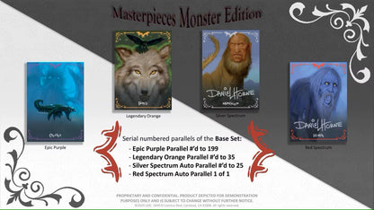 Skybox Masterpieces Monster Edition Hobby Box (Upper Deck 2024) - Columbia Hobby - Sports Card Boxes - Toploaders - Card Savers