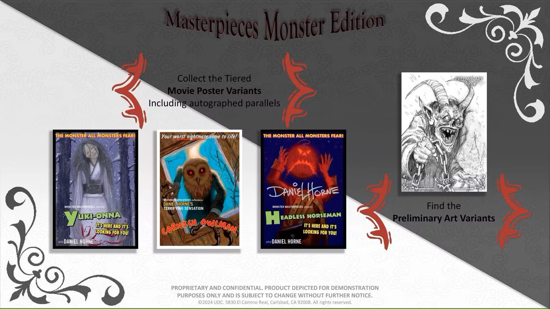 Skybox Masterpieces Monster Edition Hobby Box (Upper Deck 2024) - Columbia Hobby - Sports Card Boxes - Toploaders - Card Savers