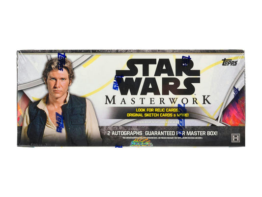 Star Wars Masterwork Hobby Box (Topps 2024) - Columbia Hobby - Sports Card Boxes - Toploaders - Card Savers