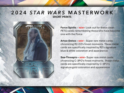 Star Wars Masterwork Hobby Box (Topps 2024) - Columbia Hobby - Sports Card Boxes - Toploaders - Card Savers