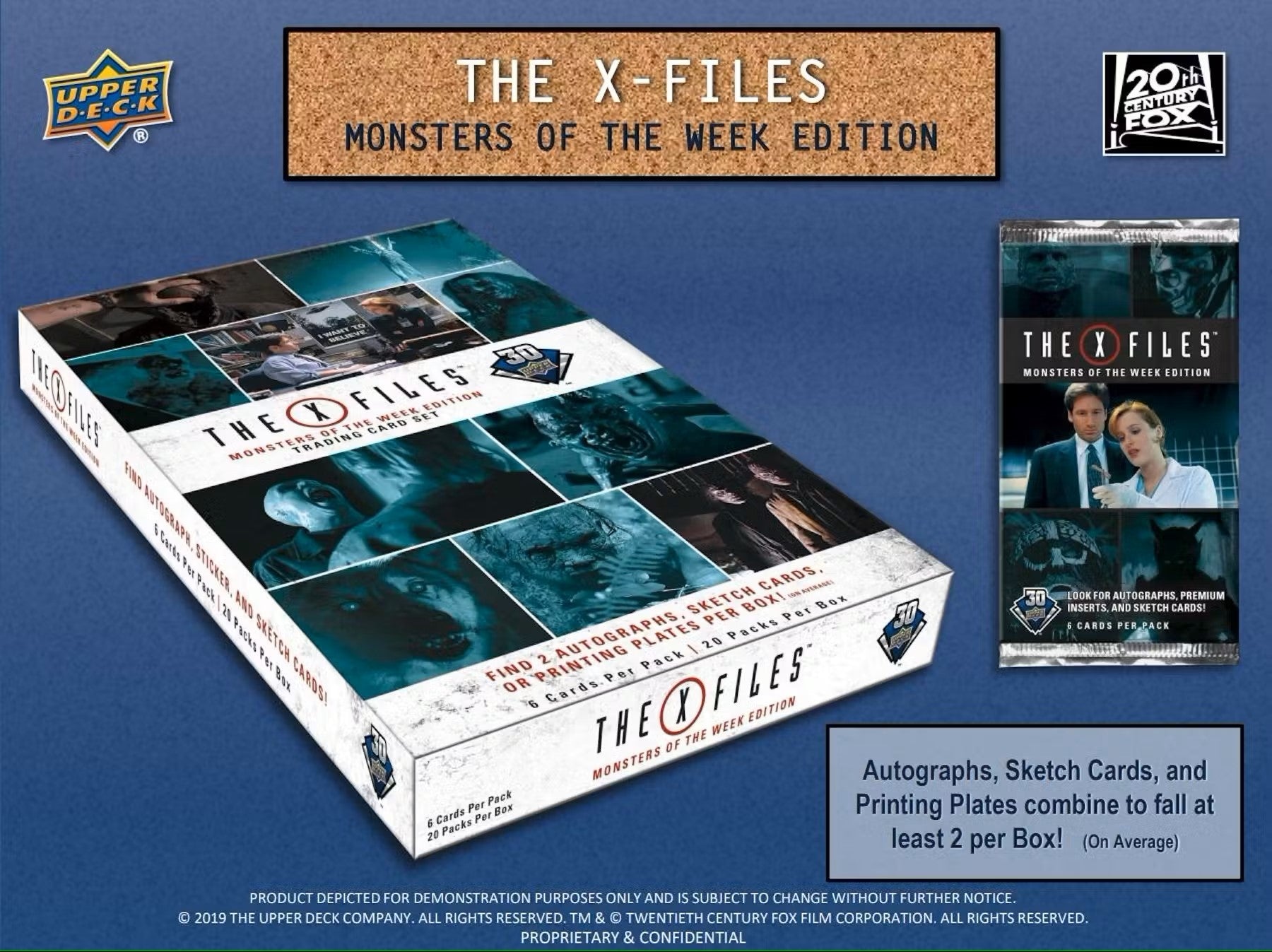 The X - Files: Monsters of the Week Trading Cards (Upper Deck 2024) - Columbia Hobby - Sports Card Boxes - Toploaders - Card Savers