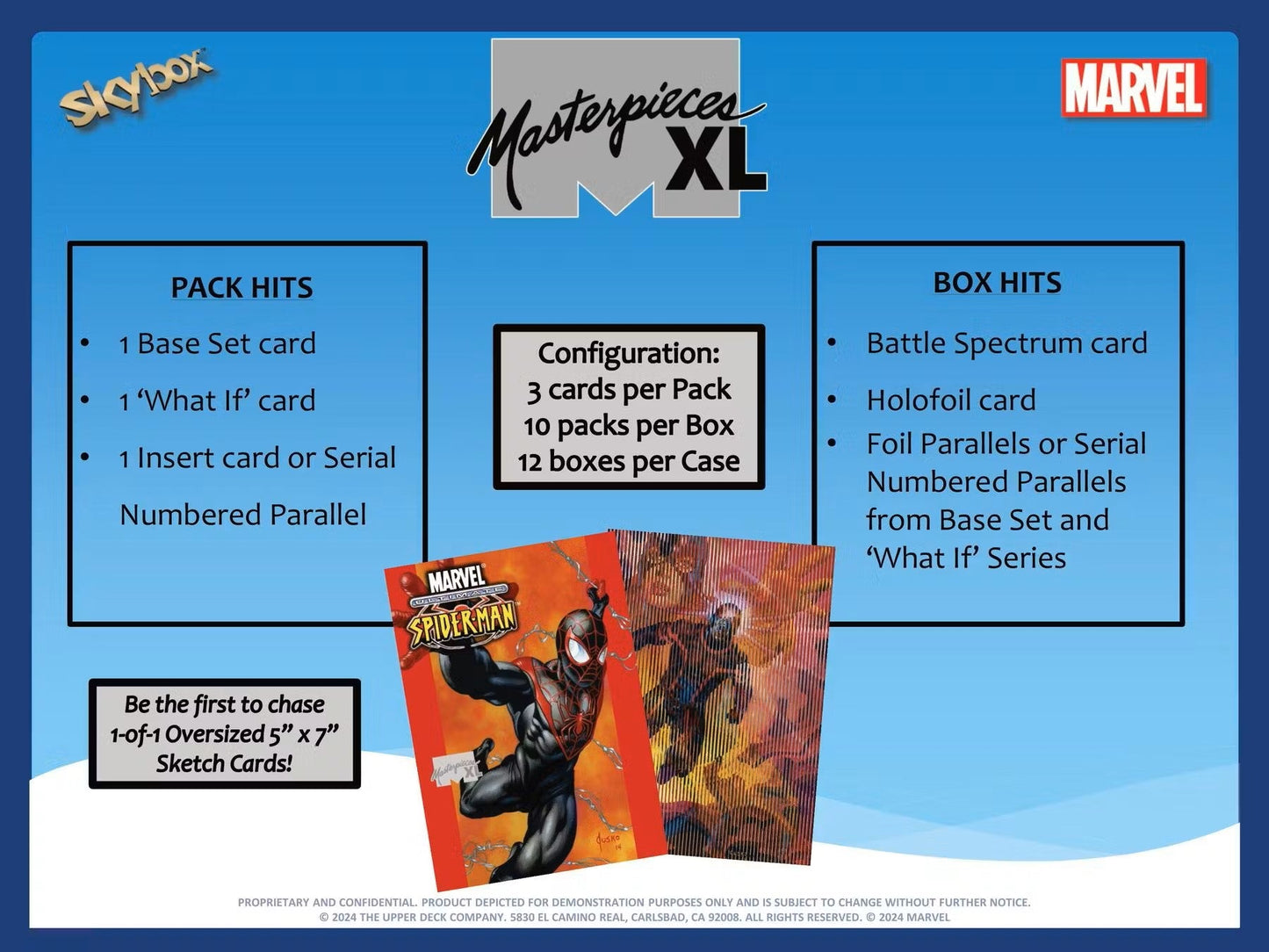Upper Deck 2024 Marvel Masterpieces XL (featuring Joe Jusko) Hobby Box - Columbia Hobby - Sports Card Boxes - Toploaders - Card Savers