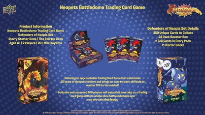 Upper Deck Neopets Battledome Defenders of Neopia Booster Box - Columbia Hobby - Sports Card Boxes - Toploaders - Card Savers